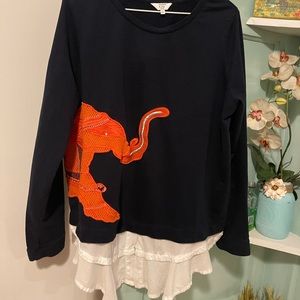 Crown and Ivy- Never worn size 1x Elephant print on front